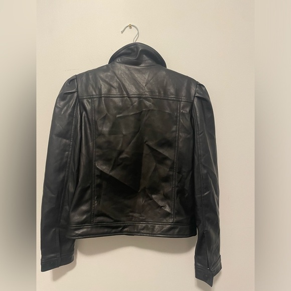 Truth Faux Leather Biker Jacket NWT - Picture 3 of 5
